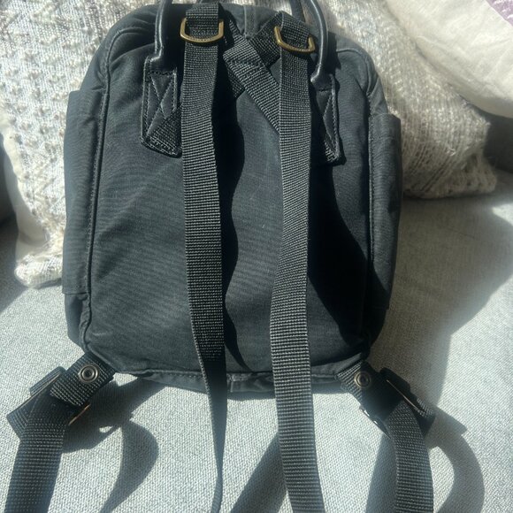 Fjällräven Kånken No. 2 Black Mini Backpack + New Black Shoulder Pads | G-1000 | main image 8